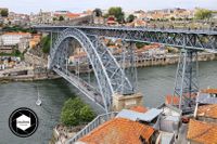 09 Porto-Br&uuml;cke Dom Lu&iacute;s mit Blick zur Altstadt